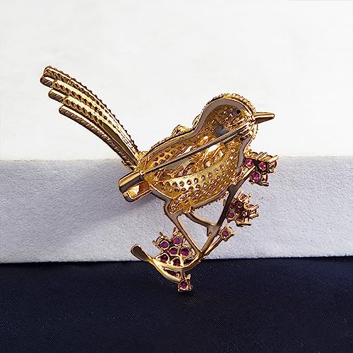 Image of Brooch Pins for Women Fashion Jewelry Cubic Zirconia Brooches and Pins for Birthday Wedding Party Gift
