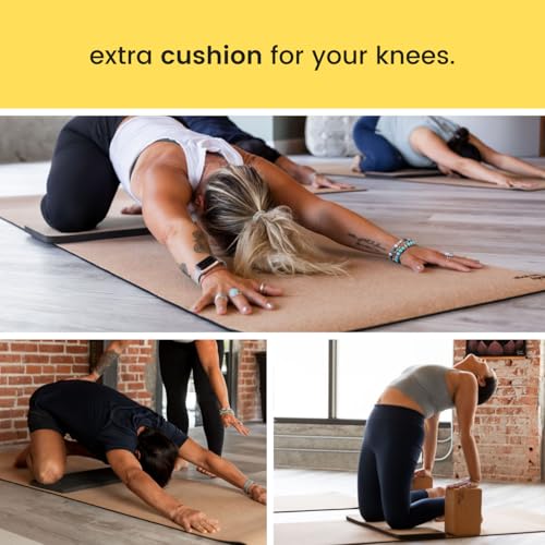 Image of Premium Yoga Knee Pad Cushion - Extra Thick Support for Knees, Elbows & Headstands | All the Comfort of an Extra Thick Yoga Mat with the Stability You Need for Standing Poses | Reversible Non-Slip Grip | Ideal for Yoga & Pilates Knee Pads