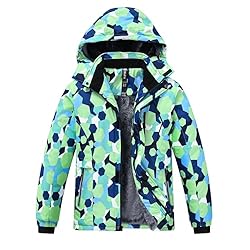 MoFiz Chaquetas de Esquí para Niño Invierno Forro ...: 【¡ Por favor, tenga en cuenta que esta chaqueta para niños es de talla grande ! ¡NO elija una talla más grande!】Tamaño: XS (6-7años)/116-122; S (8-9años)/ 128-134; M (10-12años)/ 140-152; L (14-16años)/ 158-164; XL (17-18años)/ 164-176. 【Cómodos Puño...