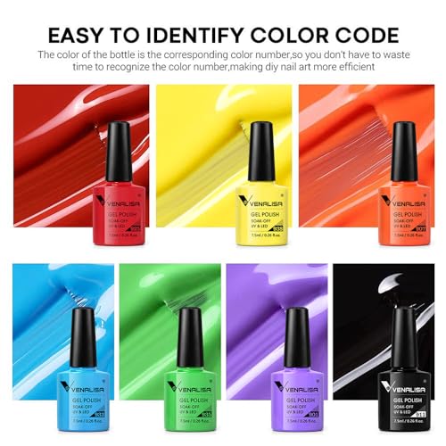 Kit Set 62 Pzas Esmalte Gel Uñas 7.5ml DIY Manicura miniatura 5