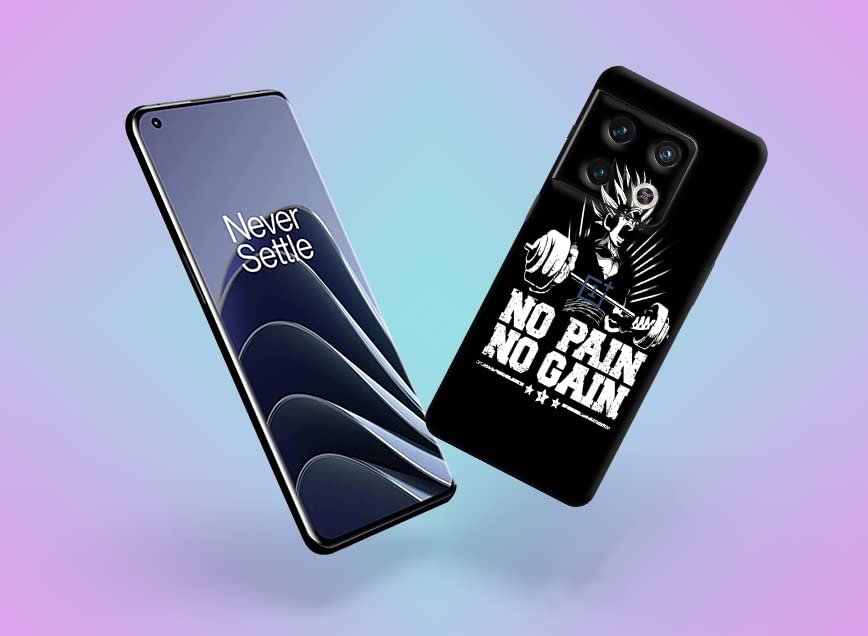 Image of No Pain No gain Skin Back Protector Film Ultra Thin Scratch Resistant Vinyl (Not Case and Cover) for OnePlus 10 Pro 5G