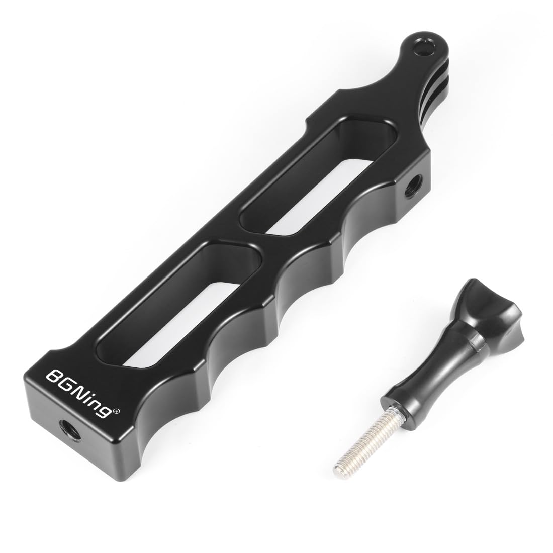 Trípode triple CNC con agarre extendido compatible con cámaras GoPro 7