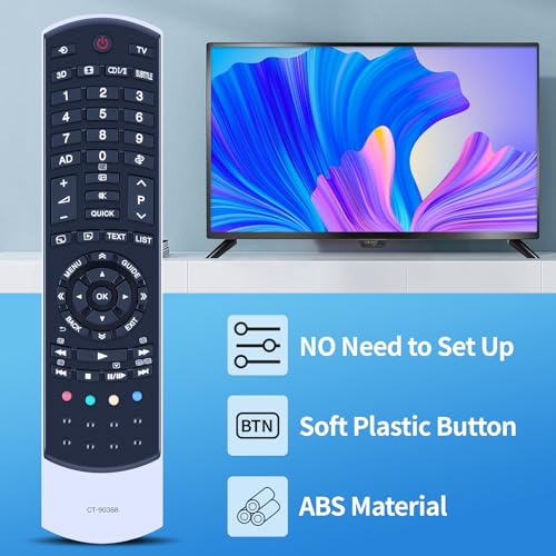 New CT-90388 Remote Control for TOSHIBA TV Compatible with 32RL838 40TL838G 46TL838G 32RL838G 40TL838R 46TL868G 32TL838 40TL868G 46TL868N 40RL838 46TL838F 32TL868 46TL838 - Image 3
