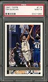 1997-98 Topps Tim Duncan Rookie #115 Spurs PSA 9 Basketball Graded Card