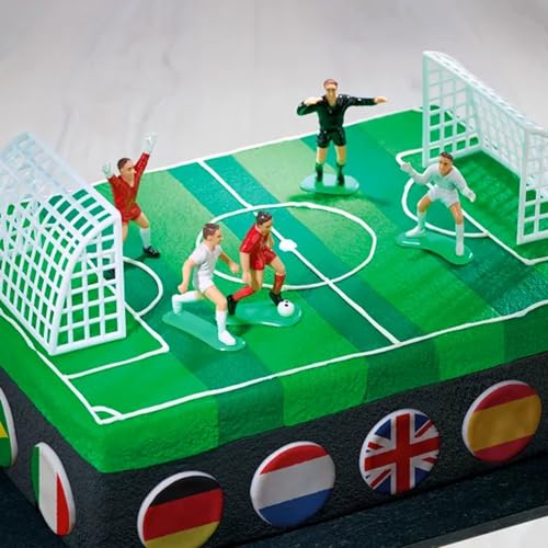 DECOCINO Deko-Set (7 Stk.) Fußball-Tortenaufleger für Torten &Kuchen– Fußball-Deko für Gebäck – tolle Torten-Deko für Kindergeburtstage! DECOCINO Deko-Set (7 Stk.) Fußball-Tortenaufleger für Torten &Kuchen– Fußball-Deko für Gebäck – tolle Torten-Deko für Kindergeburtstage!