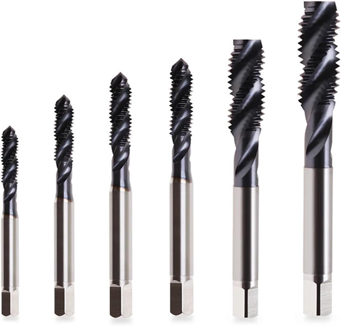 Screw Thread Tap Drill Bits Spiral Flute Metric M2-M16 TICN Coated Machine Tools(1PC,M4x0.7)