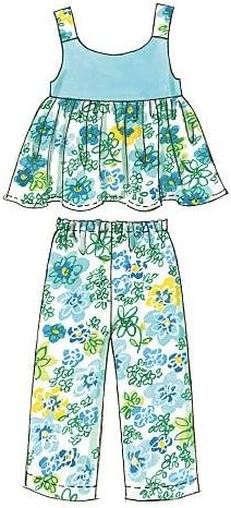 Miniatura 5 de McCall's Patterns M6017 Tops, Vestidos, Pantalones cortos y pantalones para niños pequeñosniños, Talla CB (1-2-3)