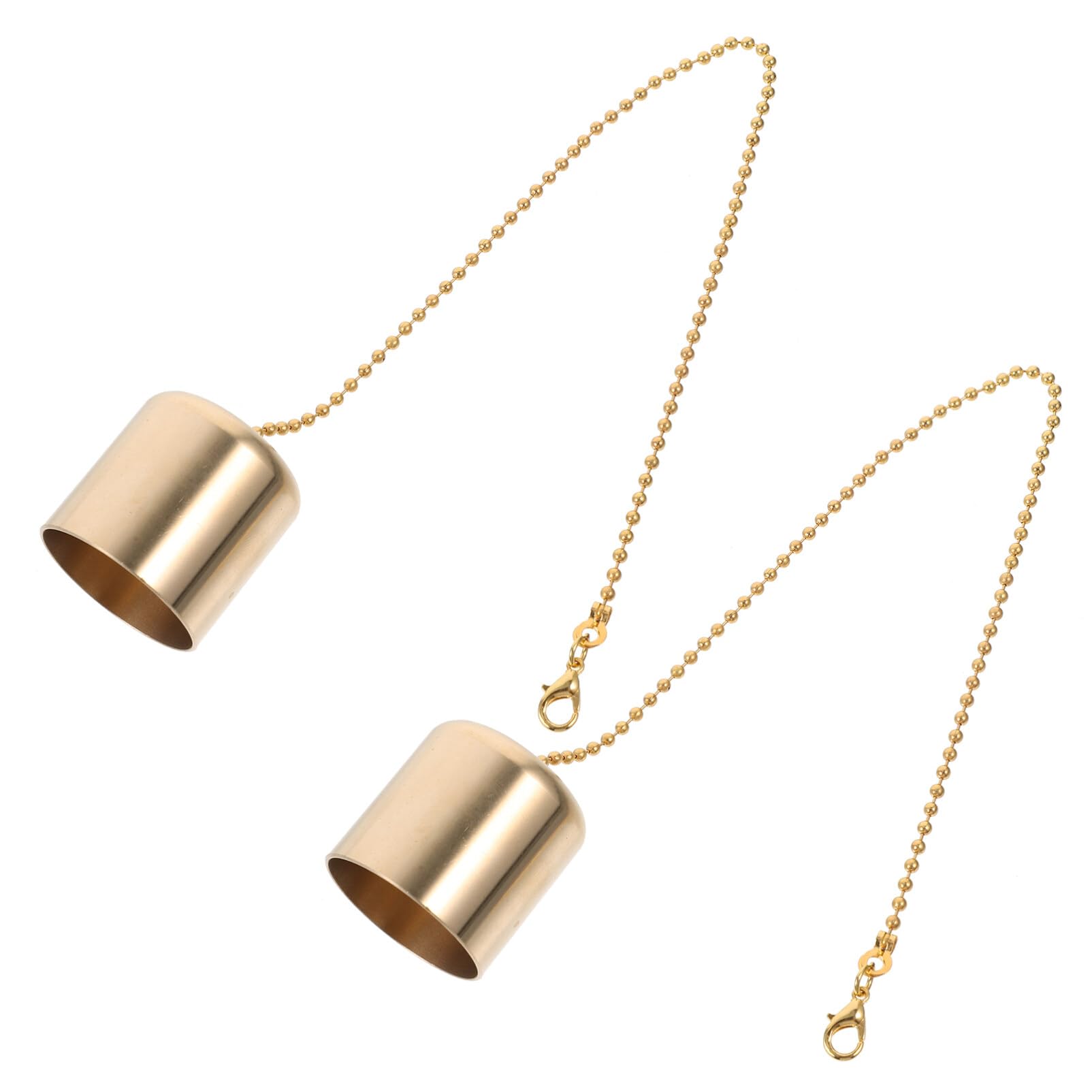 Brass Lampshade Oil Lamp Snuffer 2pcs Candle Snuffer Tiki Torch Replacement Snuffer Flame Snuffer Wick Snuffers for Fire Extinguisher