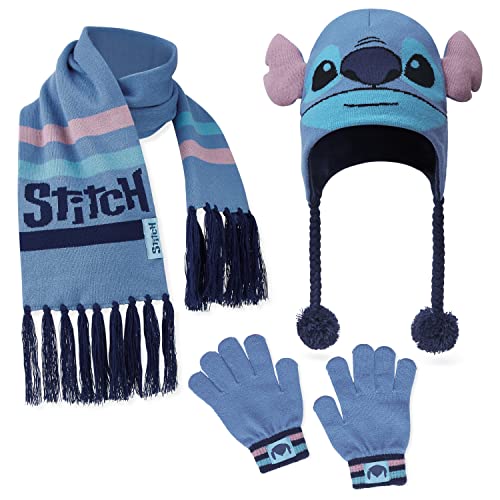 Disney Stitch Accesorios de Invierno Set de 1, 2 o 3 Piezas para