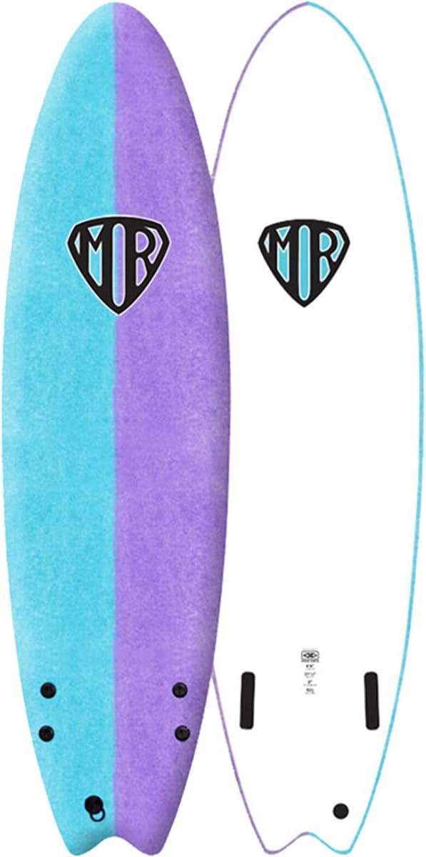 Ocean and Earth Ezi-Rider Softboard Mr Twin 7'0" Spray Violet