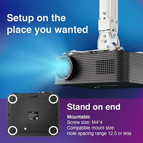 Uvision X1 Native 1080P Wireless Projector W/ Carry Case thumb #7