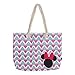 Cerdá 2100002927, Sac de Plage Minnie Mouse-100% Coton Mixte Enfant, Rosa, Grande