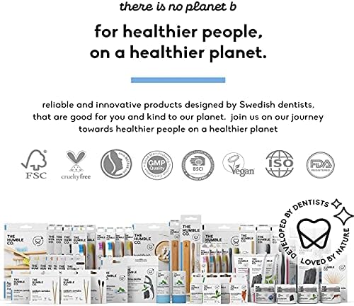 Humble Natural Dental Floss Picks - Flossers - patyczki do jedwabiu dentystycznego - 2 x 50 sztuk w opakowaniu