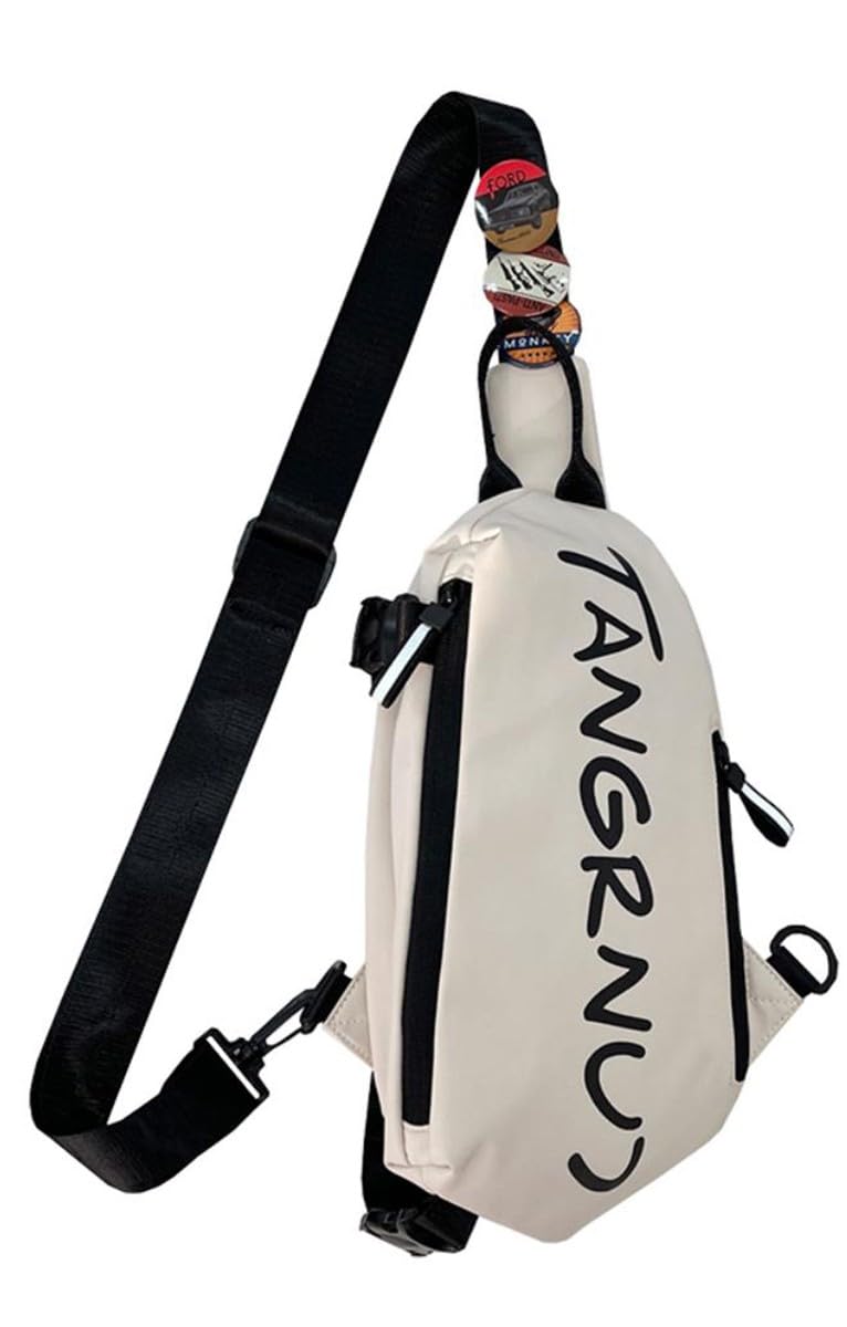 GUSTAVE® Crossbody Bag for Men Women with Badges, Waterproof Sling Bag Large Shoulder Bag with Adjustable Strap for Commut... - Review, Price and Buying Guide