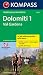 Produktbild Dolomiti 1, Val Gardena, italienische Ausgabe: Wanderführer mit Tourenkarten und Höhenprofilen (KOMPASS Wanderführer, Band 5727)