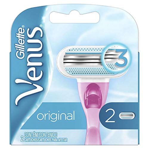 Carga para Aparelho de Depilar Gillette Venus 3 com 2 unidades, Gillette, Branco
