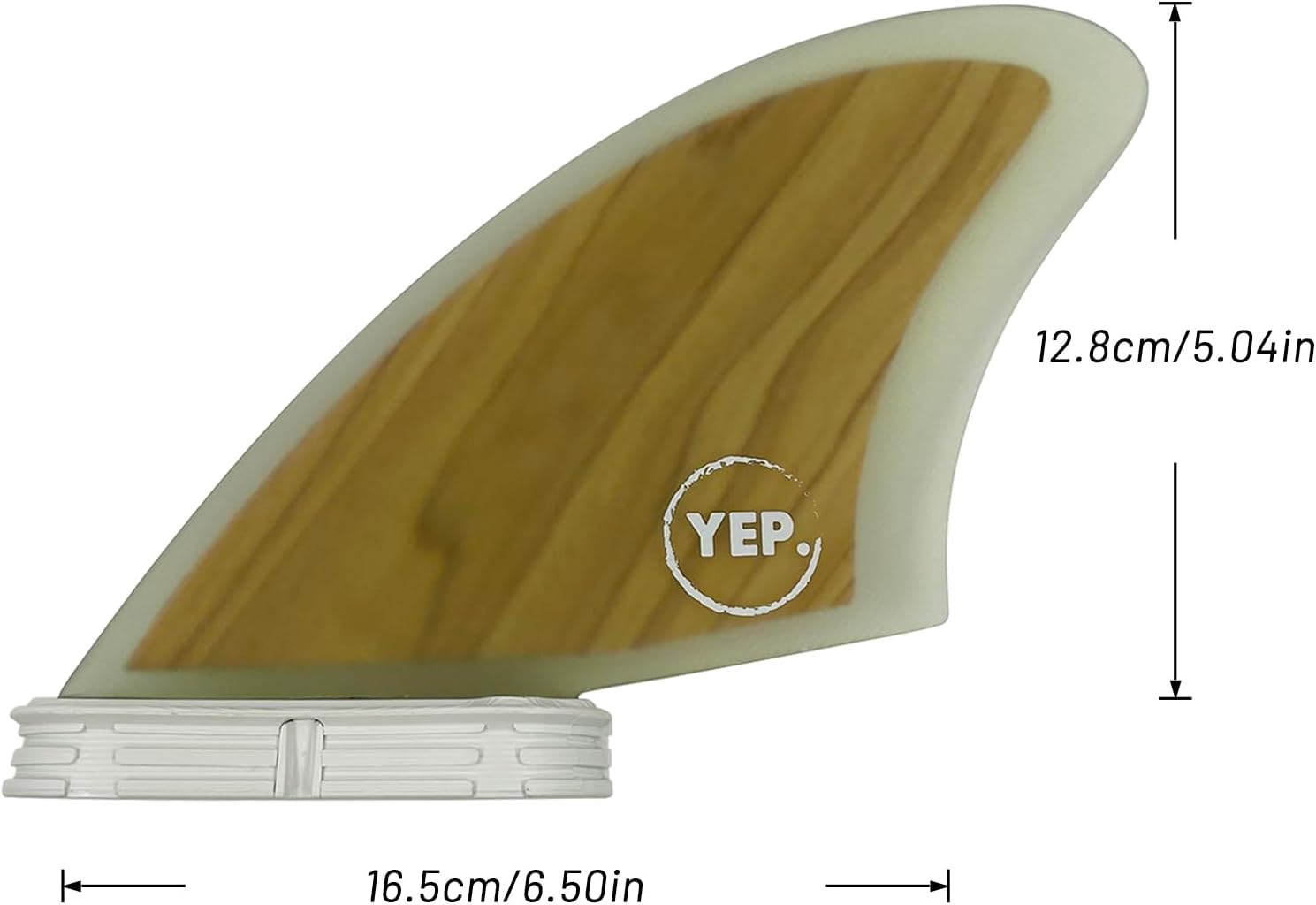 UP SURF Fiberglass Honeycomb Keel fin Twin Keel Fin K2 Bamboo surboard fins