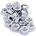 Ecrou hexagonal à bride dentelée M12 (12 mm) - Acier inoxydable (A2) (lot de 10)