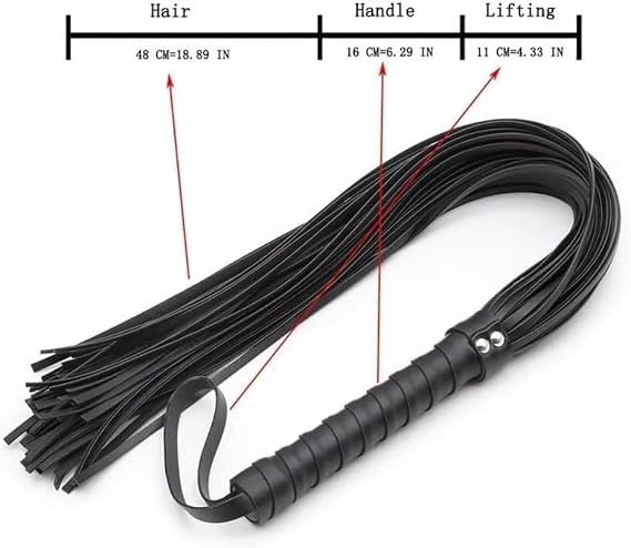 Multifunctional Black Soft Faux Leather Whip - The Gentleman'S Choice, Unleash Your Passion, Cosplay Sports Training Accessories, Gift For Couples