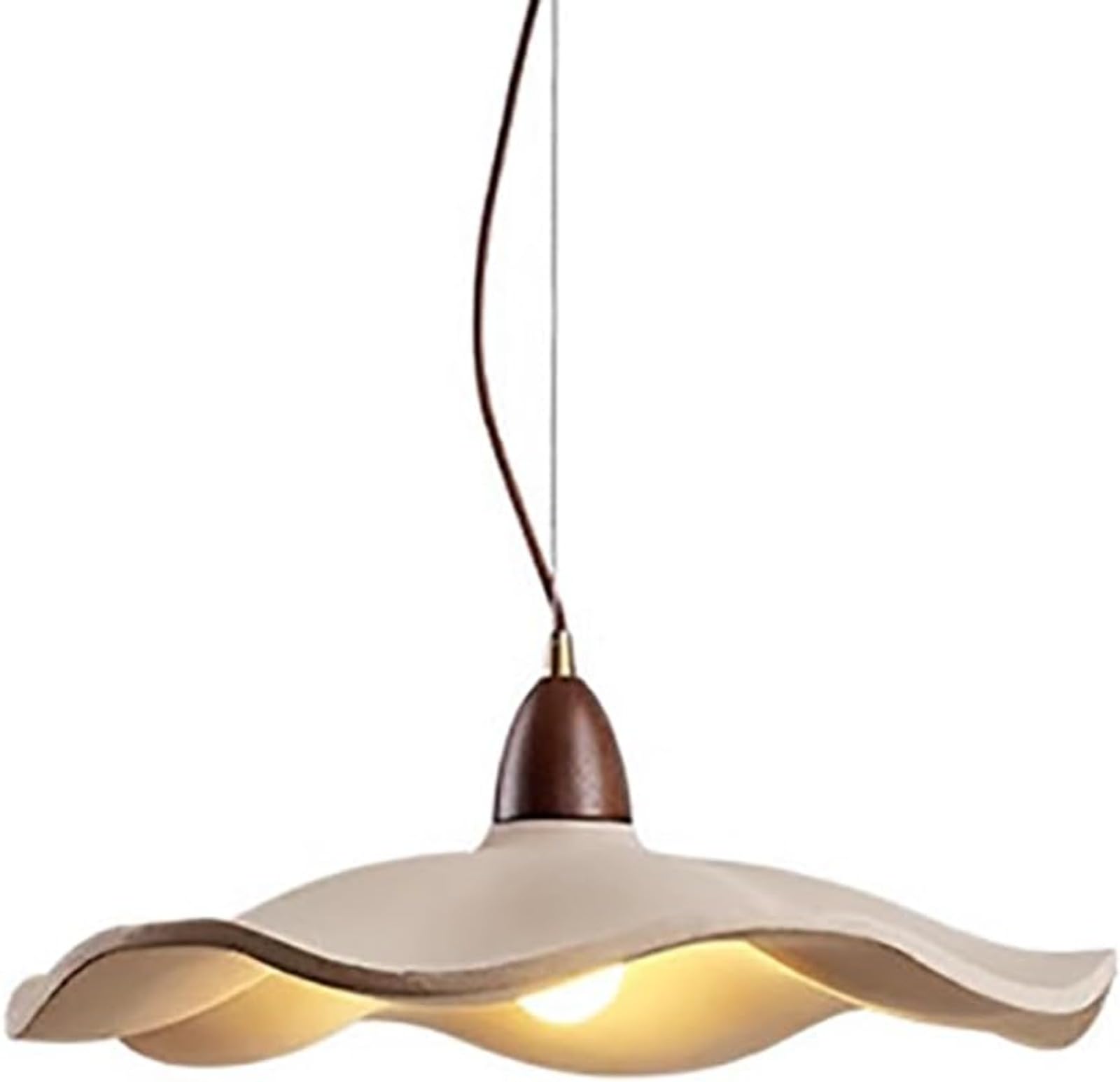 Suspension en ciment de style japonais moderne lustre béton 42 cm