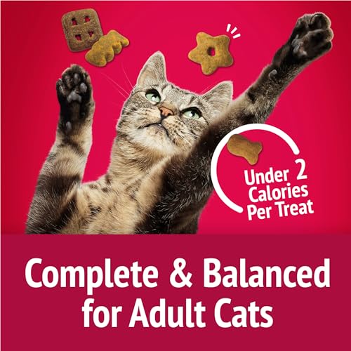 Friskies Purina Party Mix Mixed Grill Crunch Cat Treats, (10) 2.1 oz Pouch - image 8