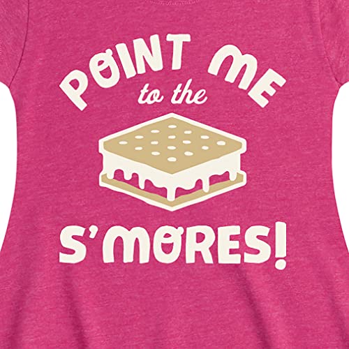 Instant Message - Point Me to The Smores - Toddler & Youth Girls Fit & Flare Dress2