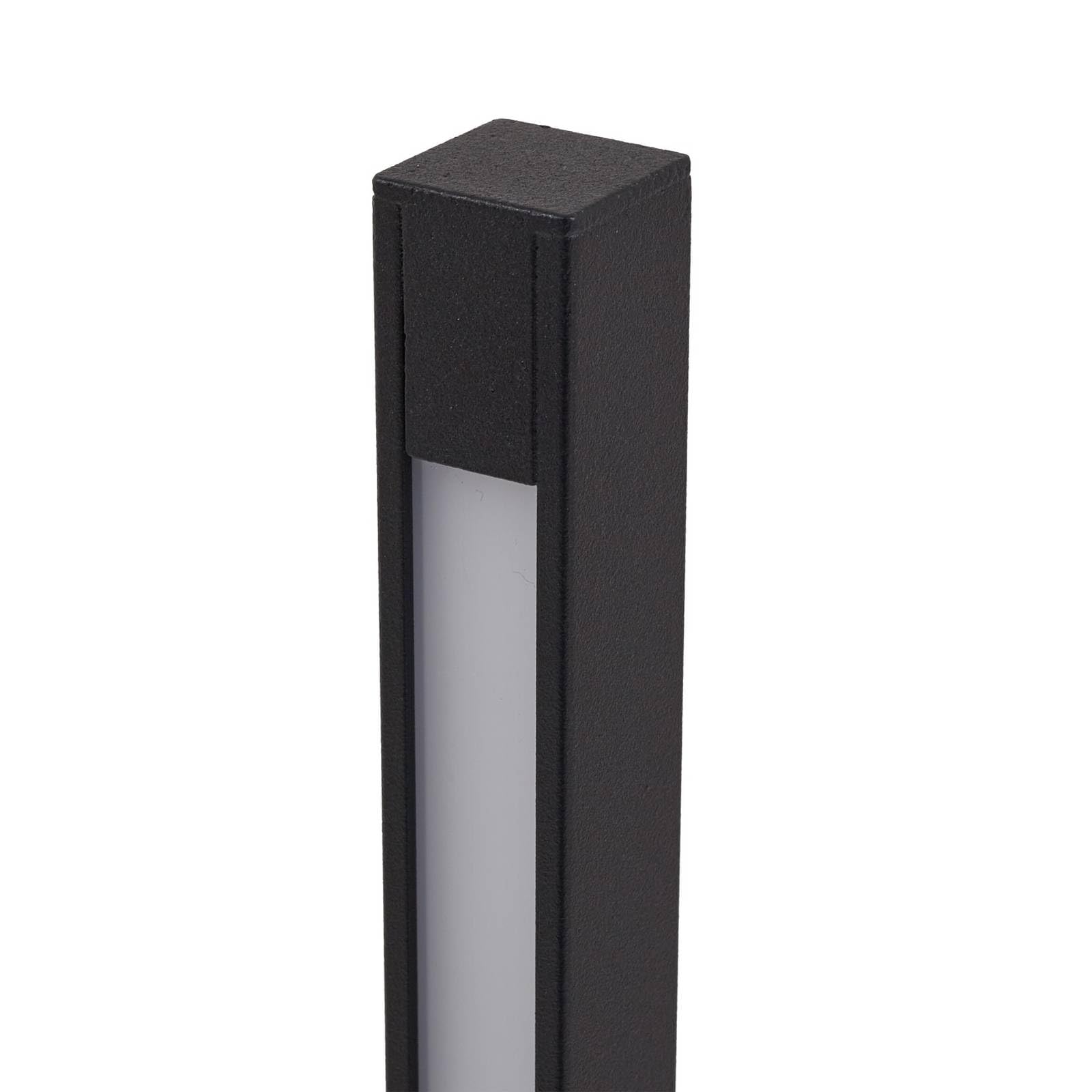 Lindby LED Lámpara para exterior Neano (Moderno) en Negro hecho de Aluminio (1 llama, iluminación senderos, baliza farola