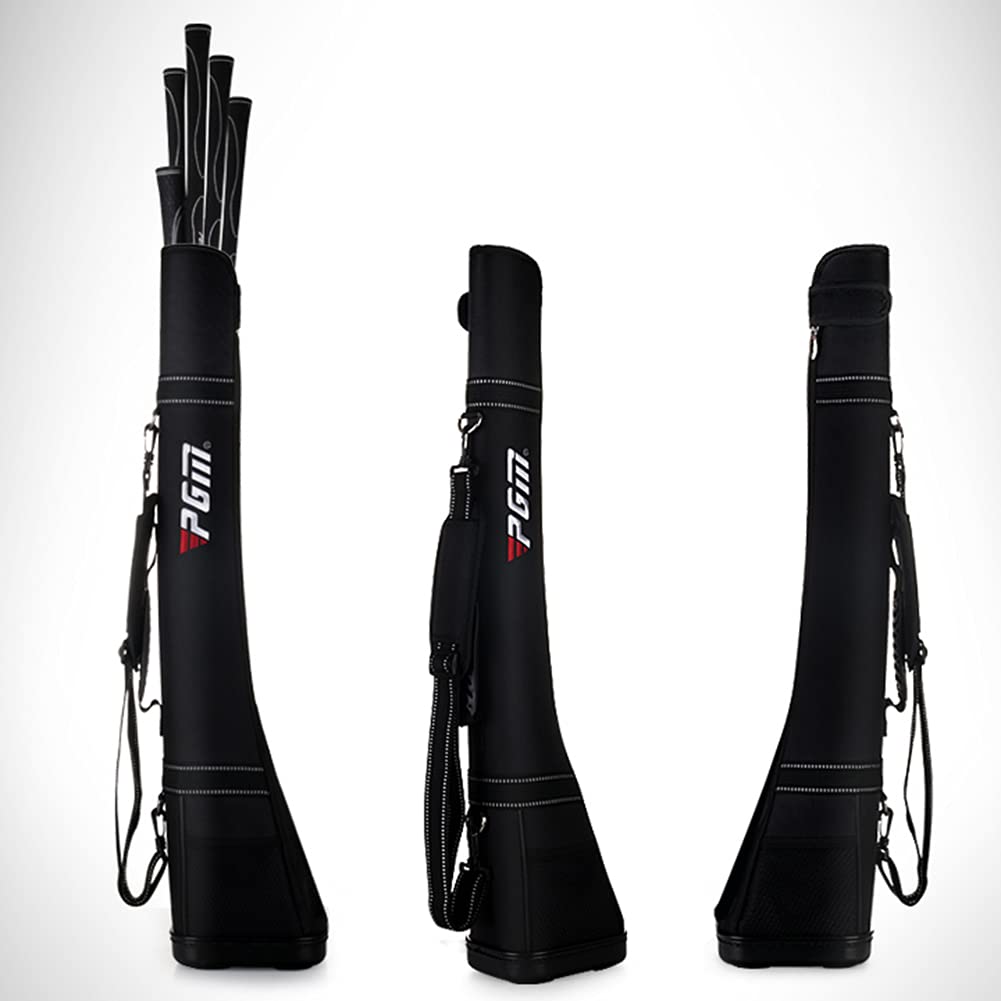 Leichte tragbare Golftasche Reisetasche Pencilbag, Golfbag mit Schultergurt, 5 Schläger, Griff/Harte Basis (Gewicht, 730 g)