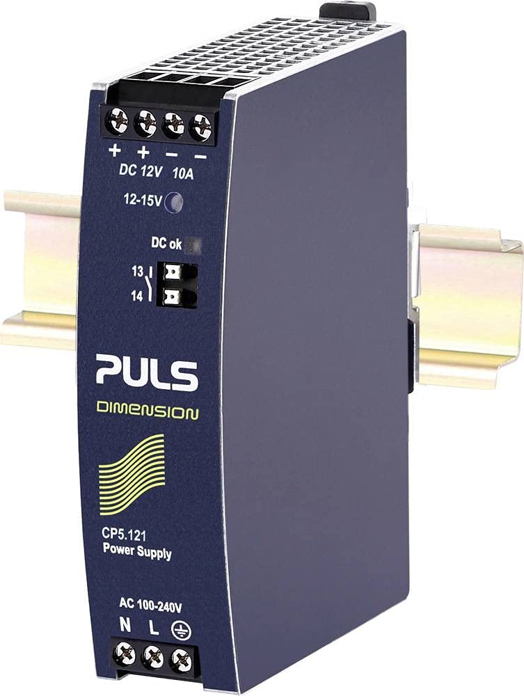 PULS Fuente de alimentación (riel DIN) 12 V/​CC 120 W. Contenido: 1 unidad.