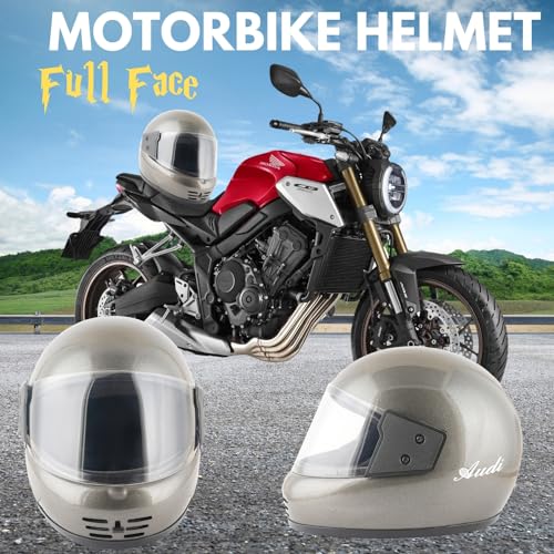 Image of Sage Square Audi Full Face Clear Visor Helmet | ISI Certified | High Standard Safety | Extra Comfort & Stylish