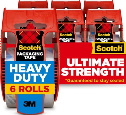 Scotch Heavy Duty Packing Tape, 1.88 in x...