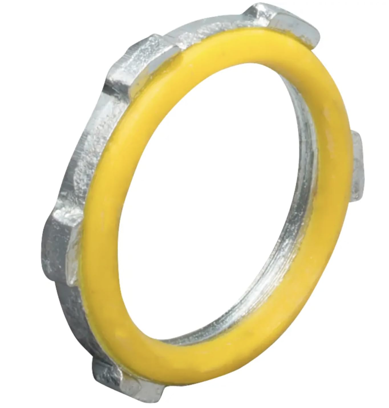 Electrical Conduit Fitting Sealing Locknut, Steel with Molded PVC Gasket, Water and Oil Tight, UL Listed, Outdoor Rated (25, 1/2 Inch)