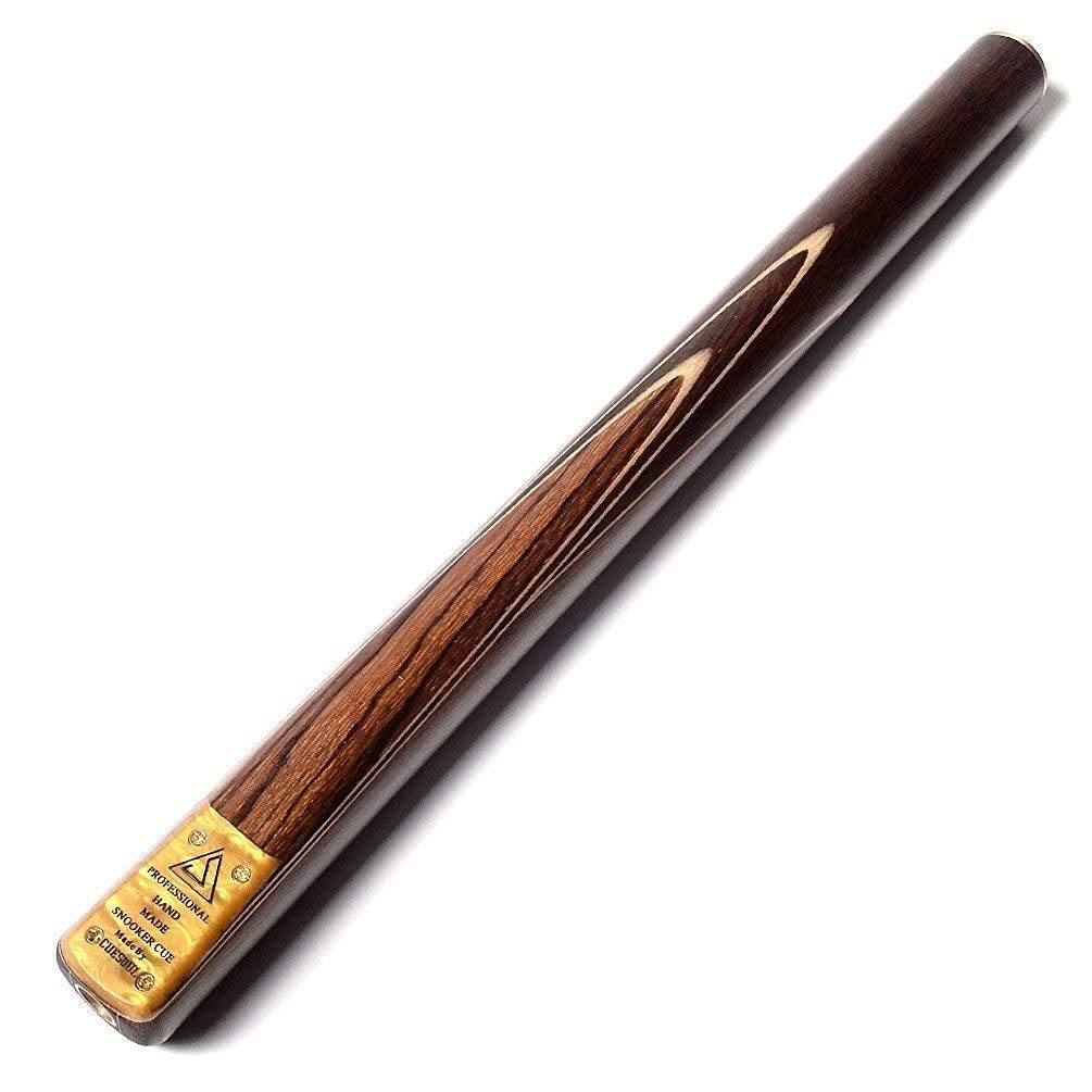 CUESOUL 57" Handcraft 3/4 Jointed Snooker Queues with Mini Butt End Extension Packed in Aluminium Köcher