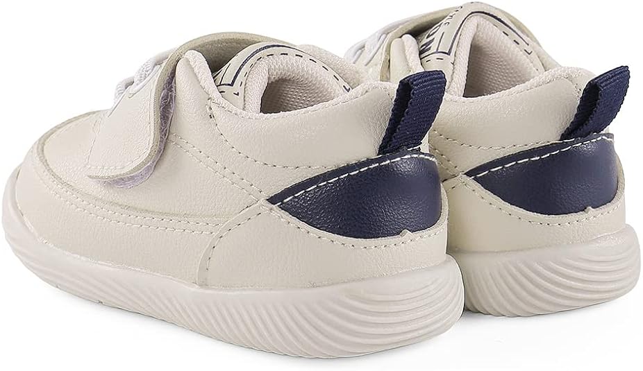 Chaussures Premier Pas Bébé LACOFIA - Baskets Souples Antidérapantes - Semelle Caoutchouc - Scratch