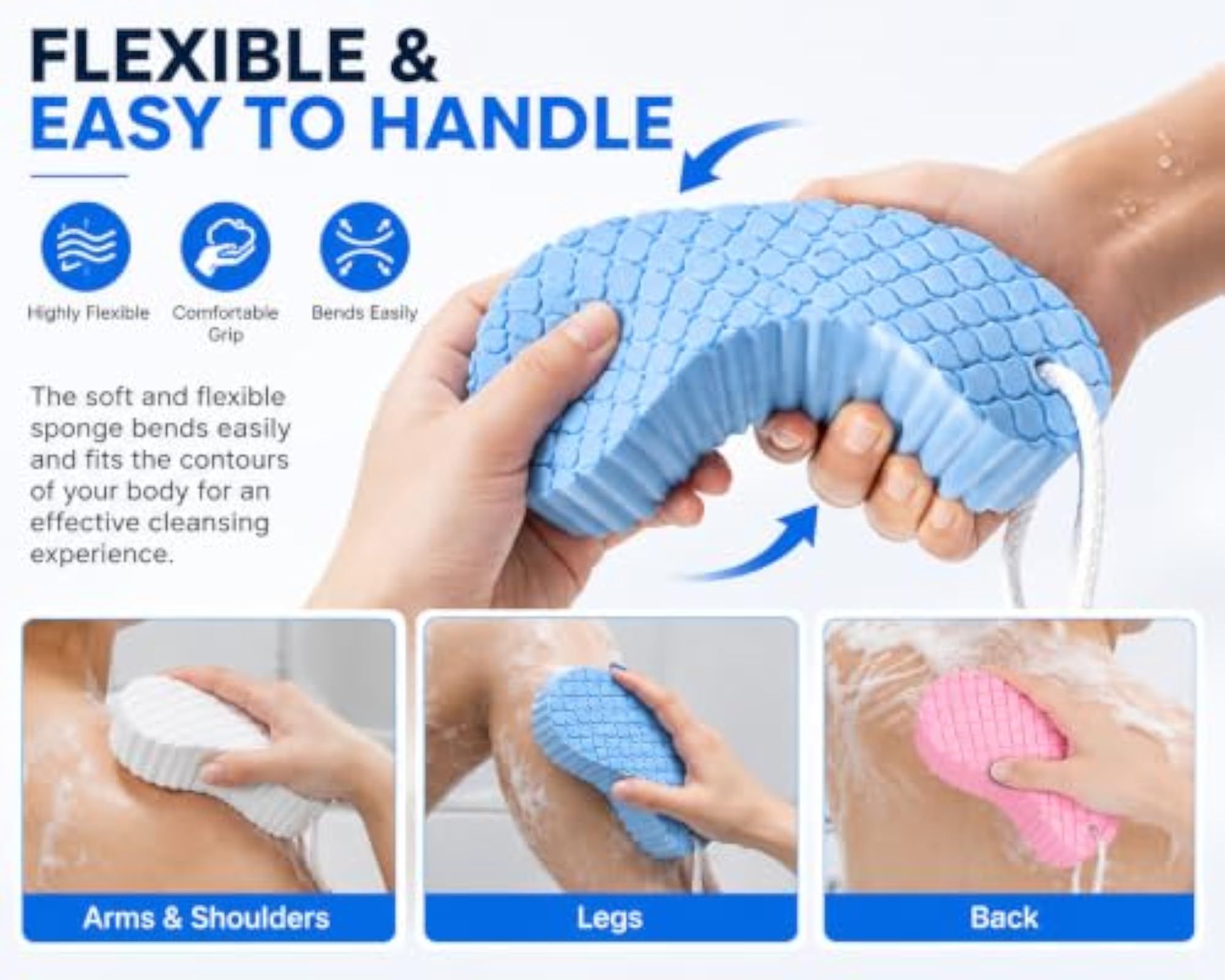 Exfoliating Bath Sponge for Body