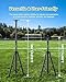 Heavy-Duty Scoreboard Tripod Stand – 3.9Ft to 5.9Ft Adjustable Metal Tripod, Anti-Slip Base & Removable Tray, Foldable 3-Leg Design for Easy Storage – Perfect for Sports Games Scorekeeping