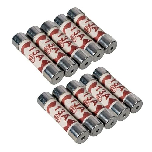 13 AMP Fuse Domestic Mains UK Plug 13A Household Cartridge Bulk x5/x10/x25/x50 (5)