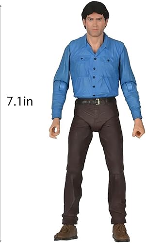 Miniatura 2 de Es adecuado para Ash vs Evil Dead Scale Series 1 Ash Hero figura de acción, 7.1 pulgadas, muchos accesorios deformables