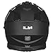ILM Dual Sport Adventure Motorcycle Helmet with Pinlock Compatible Sun Visor Snowmobile ATV Dirt Bike Off Road Casco Model WS902 (Carbon Fiber, M)