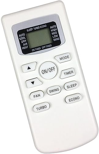 Miniatura 3 de Mando a distancia para aire acondicionado portátil Black Decker BPACT08WT BPACT10WT BPACT12WT BPACT14WT BPACT14HWT BPACT12HWT BPACT14H