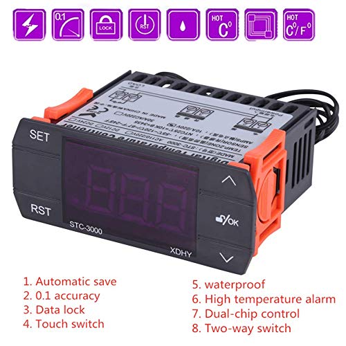 Thermostat tactile de -55℃ à 120℃ avec capteur étanche