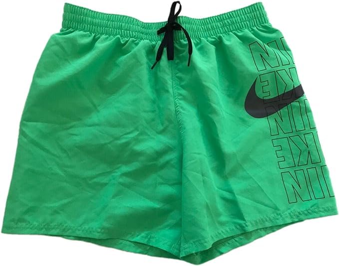 Swim Trunks Bottom Board Shorts Men Size Medium to X-Large Color Green and Black (Medium)