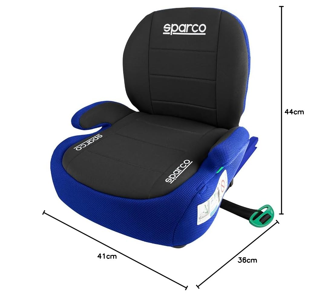 Sparco F100KI Nero Blu Rialzo con Schienale