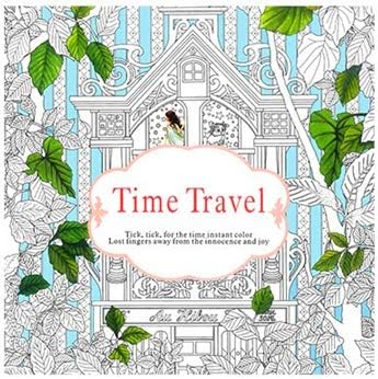 Amazon 大人の塗り絵 ストレス解消 リラクゼーションのために ぬりえ ぬり絵 英語 Time Travel Coloring Book ぬりえ おもちゃ Amazon 大人の塗り絵 ストレス解消 リラクゼーションのために ぬりえ ぬり絵 英語 Time Travel Coloring Book ぬりえ おもちゃ