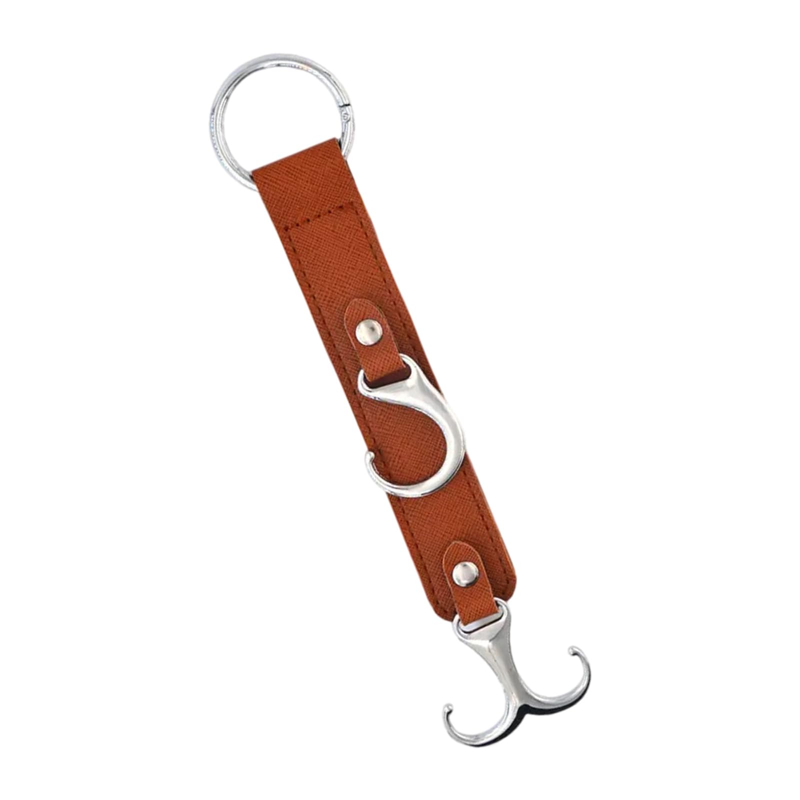 Space-Saving Leather Car Hook Setup 15kg Load Bearing for Home & Vehicle Accessories Back Hook Leather