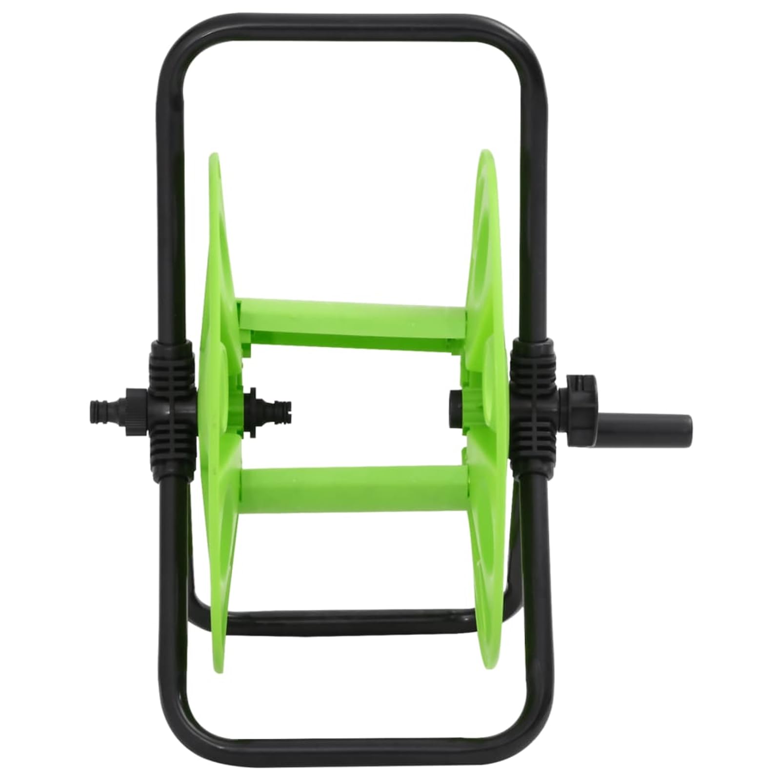 Tidyard Carrello Avvolgitubo Acciaio Zincato Verde 45m Tubo 1/2" Autonomo Giardino 4006168