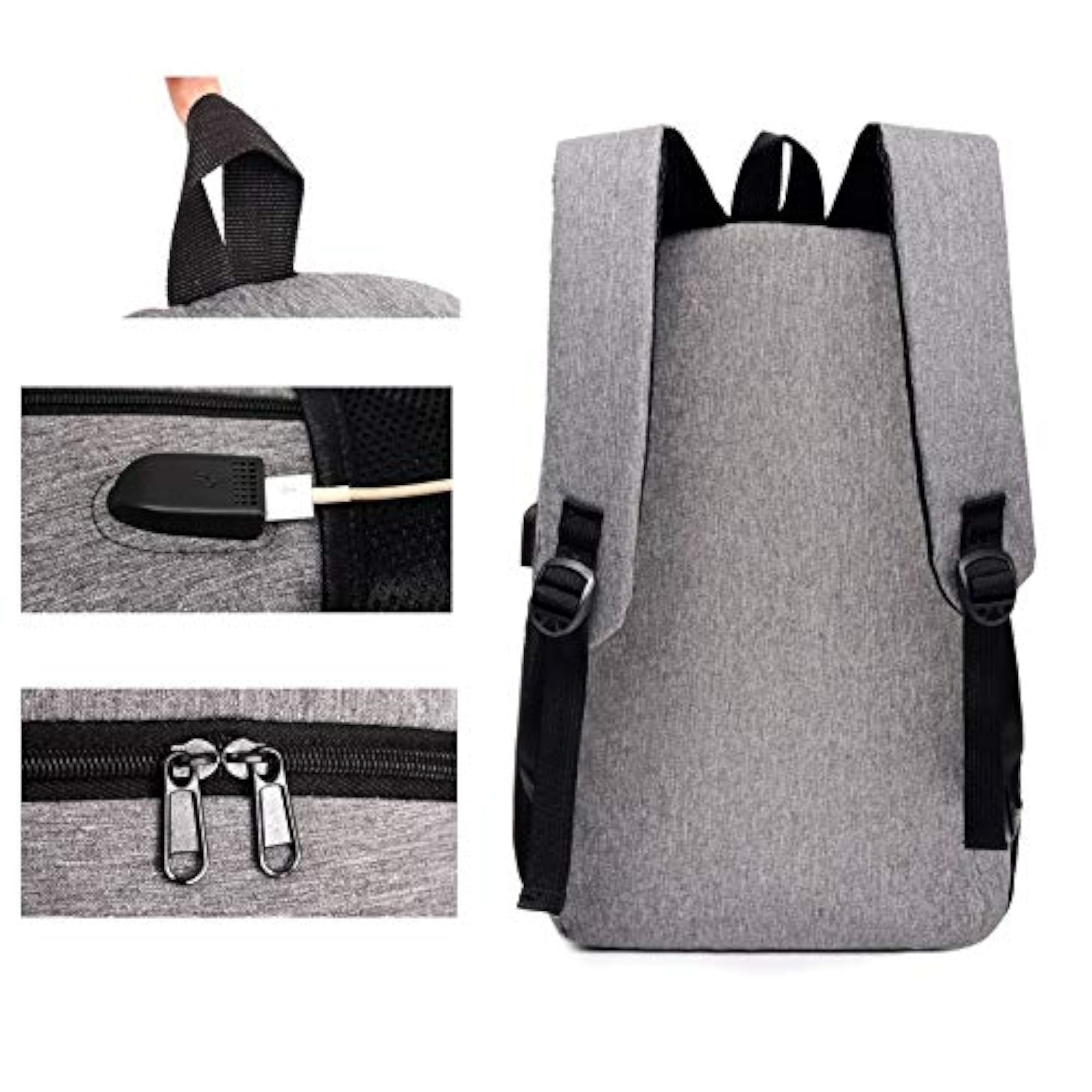 Casual USB Charging Laptop Backpack, Hortel