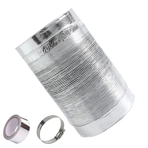 Tuyau Ventilation Tuyau D'évacuation d'air Flexible 100/150/mm pour Climatisation, Sèche-Linge,...
