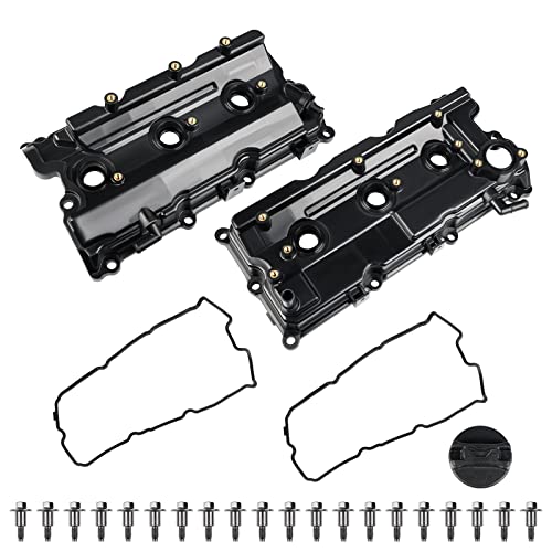 Image of WATERWICH Engine Valve Cover with Gasket & Bolts Compatible with Nissan Pathfinder Infiniti QX4 3.5L 2002 2003 2004 Replacement for 13264-5W500 13264-5W510 13264-5W51A