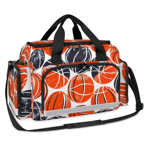 GzLeyigou First Aid Bags Empty, Cute Basketball Emergency Bag First Aid Kit Multiple Compartment Kit Carrier On Call Trauma Bag For Paramedics Emergency Medical Supplies Kit